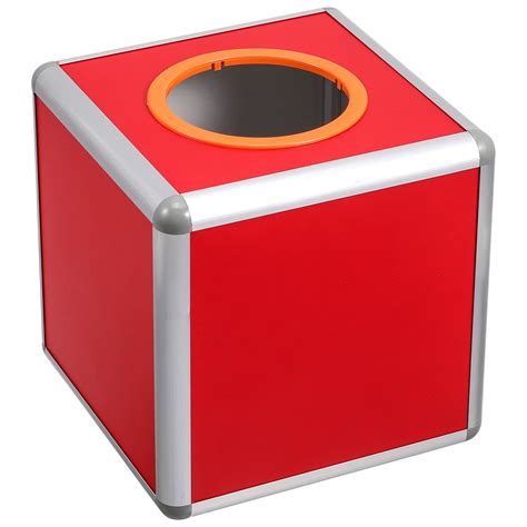 Lottery Box Container for Raffle Bingo Tip Jar  .